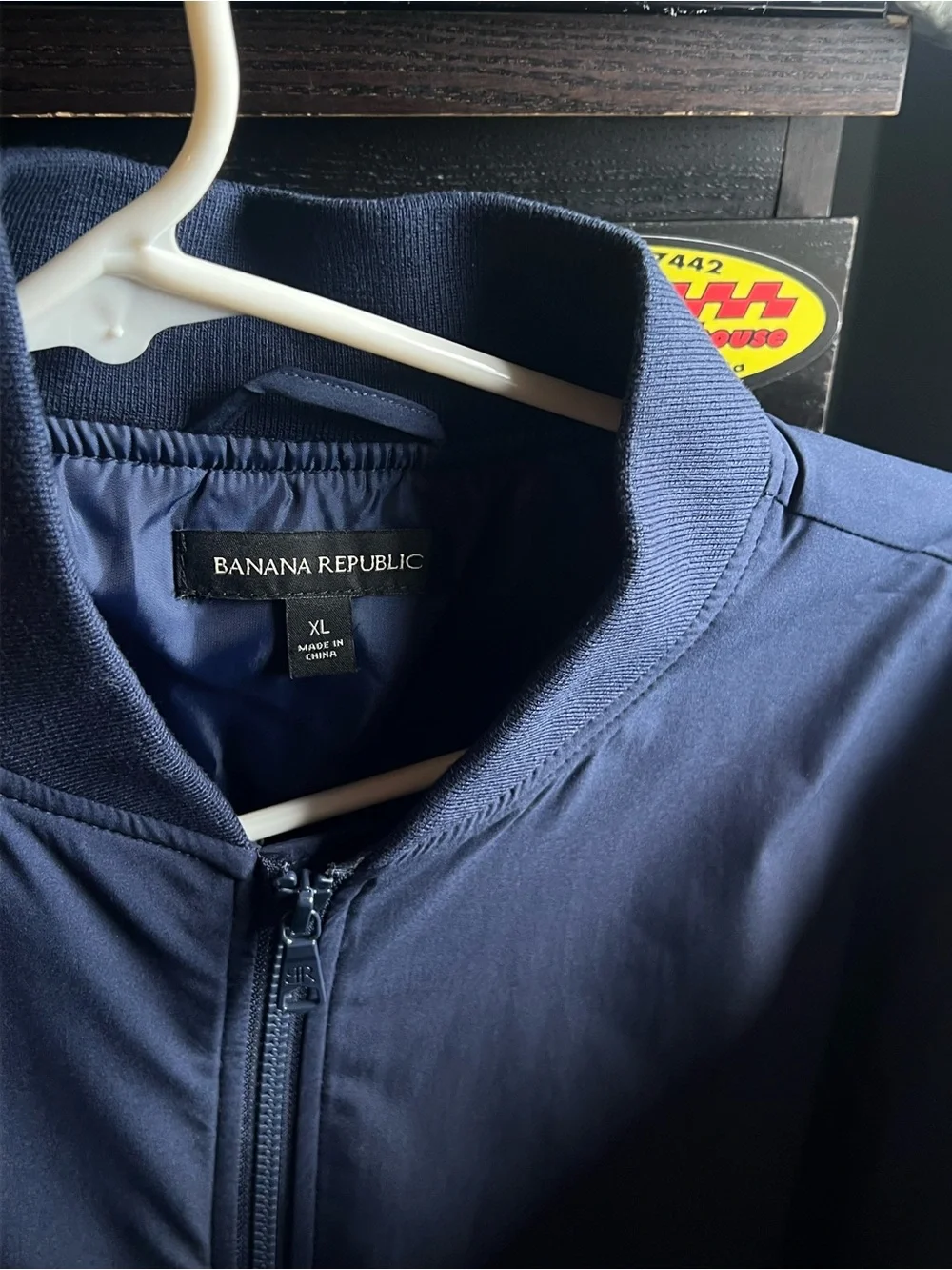 Banana Republic Navy Blue Bomber Jacket